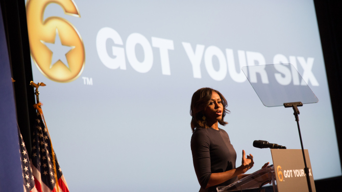 First Lady Michelle Obama, Bradley Cooper Launch “6 Certified” in DC